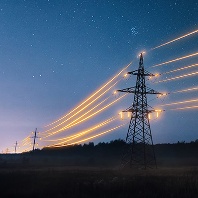 satelite in space orbiting above earth